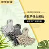 En stock cuerda de algodón encerado cabeza redonda bala cuadrada pequeña Corea del Sur poliéster encerado de alta gama de alta gama cuerda para colgar ropa cuerda para colgar cordón