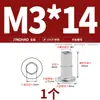 Acero Inoxidable 304 Cabeza Plana Biselada Mueble Tuerca de Bloqueo Hexagonal Tuerca para Contrachapado M3M4M5M6M8M10