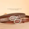Cinturón Fino de Hebilla Nueva para Mujer, Piel Genuina, Cinturón para Jeans, Cinturón Versátil para Estudiantes Mujeres, Envío Directo de Fábrica