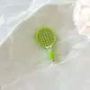 Racket de Tênis Cor de Doce Simulada Acessórios de Resina para Badminton Material para Joias de Grampo de Cabelo Case de Celular DIY Cola de Creme