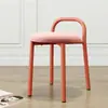 Taburete Creativo Ins para Vestir Taburete Pequeño Moderno Taburete de Sala de Estar Taburete de Ocio Taburete Simple Taburete para Manicura en Casa Taburete de Maquillaje con Respaldo