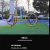 Parque Comunitario para Mascotas al Aire Libre Equipo de Entrenamiento para Perros, Anillos de Salto de Agilidad, Túnel, Circuito de Obstáculos, Juguetes de Escalada