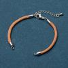 Joyería hecha a mano, cuerda, accesorios de bricolaje, cuerda de mano semiacabada, cuerda femenina masculina, cuentas de la suerte de oro, cadena de extensión de plata esterlina, pulsera