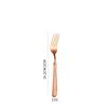 Louça de trigo amazônico transfronteiriço em aço inox terno hotel Bife ocidental faca garfo colher sobremesa Fork 5 peças principais