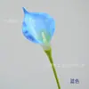 Nº 5 Lírio Calla Haste Única Arranjo de Flores para Casa Estilo Chinês Calla Lily de Pu Flor Artificial Calla Lily de Eva Decoração de Salão de Casamento Flor de Seda