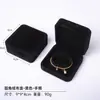 Ventas Directas de Fábrica Caja de Joyería de Terciopelo con Esquinas Redondeadas Caja para Pulsera de Cadena Larga y Anillo Caja de Joyería Caja de Empaque para Joyería de Perlas y Collares