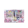 Pacote de Adesivos Sanrio Série 10 Peças para Cadernos e Diários, Adesivos Decorativos Multifuncionais, Adesivos de Desenho Animado PET Transparentes