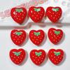 Contas de acrílico atacado DIY acessórios feitos à mão sapatos flor adereço de cabeça infantil pulseira transfronteiriça furo reto amor fruta