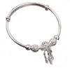Pulsera Sencilla de Aleación Pulsera Atrapasueños Regalo para Mejor Amiga o Novia Diseño Versátil con un Toque de Lujo para Chicas Estilo Ins