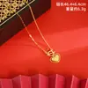 Collares Chapados en Oro de Varios Estilos para Mujer, con Lindas Letras, Ositos y Corazones, Accesorios Versátiles de Moda, Artículos Populares para Transmisiones en Vivo, Suministro Directo del Fabricante