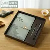 Cuaderno Retro Estilo Chino Tapa Dura Piel de Oveja A5 para Reuniones y Notas de Trabajo Venta al por Mayor