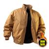 Chaqueta de vuelo europea y americana de invierno Melard con cuello alto y bolsillos grandes, chaqueta de béisbol para exteriores con algodón y abrigo engrosado