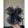 Pinza de Plátano de Malla Esponjosa~Vibras Perezosas Estilo Hong Kong 2026 Nuevo Pinza de Moda para el Cabello Accesorio de Moda para el Cabello