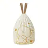 Bolsas de basura con cordón resistentes a la rotura, diseño lindo de conejo, cierre automático, adecuadas para cocinas, dormitorios, oficinas y uso doméstico, rollo grande, bolsas de limpieza universales
