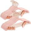 Perchas de Terciopelo con Pinzas, Perchas Antideslizantes que Ahorran Espacio, Pinzas para Trajes, Chaquetas y Pantalones de Tienda de Ropa, Ganchos Galvanizados