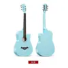 Fábrica de Origen Guitarra Guitarra Acústica Instrumento de Guitarra Guitarra Acústica de Madera de 38 pulgadas Mango de Fibra de Carbono Guitarra de Tilo