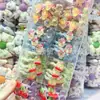 Nuevo y lindo pasador de coleta nacarado con forma de lazo de cereza y helado de mango para niños y estudiantes
