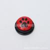 Botón de Entrenamiento para Mascotas Duradero y Resistente a Golpes con Grabación Repetible, Botón de Comunicación para Mascotas, Diseño de Huella de Pata para Entrenamiento de Perros en el Jardín