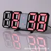 Reloj Digital LED 3D Inteligente Reloj Despertador Electrónico Transfronterizo Reloj de Pared para Sala de Estar Temperatura Interior