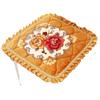 Almofada para cadeira de jantar, inverno, quente, antiderrapante, almofada para cadeira, espessada, pelúcia, desenho animado, flor, almofada para cadeira de mesa de jantar