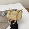 2025 Nova Bolsa de Ombro com Laço para Axila de Design Nicho Francês Feminina Senmeng Design Nicho Estilo Estrangeiro Bolsa Transversal
