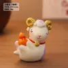 Adorno del Año del Cordero del Zodiaco, Mascota de Cordero de Año Nuevo, Decoración para Escritorio de Casa y Coche, Atracción Turística Regalo Cultural y Creativo