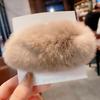 Mao Hair Clip coreano novo real Rex Rabbit Hair Oversized Hair Clip Cute Plush Hair Clip Internet Celebrity elegante bb clip headwear