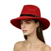 Sombreros de ala ancha de mezclilla de moda transfronterizos para mujeres y hombres, sombreros de jazz de estilo británico retro simple, Fábrica de Sombreros