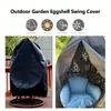 Tecido Oxford 210D Cobertura para Balanço de Jardim Externo Casca de Ovo Cobertura para Cadeira de Cesta Suspensa no Pátio Móveis à Prova de Poeira à Prova de Sol à Prova de Chuva