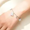 Pulsera de Zirconia Fresca Versátil de Lujo Ligero Exquisito de Venta Caliente Transfronteriza para Mujer con un Toque Personalizado de Alta Gama, Nueva Joyería 2025