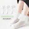 Calcetines para Niños, Calcetines de Baile para Niñas, Calcetines Estudiantiles de Encaje, Calcetines Cortos de Encaje para Bebés Niñas, Calcetines Blancos de Malla para Estudiantes Mujeres