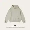 2025 Más Vendido Otoño Estilo Americano Básico Peso Pesado Felpa con Capucha Sudadera para Hombre Color Sólido Sudadera para Pareja Venta al por Mayor