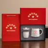 Caneca de cerâmica lembrança de membro do partido, presente prático para o dia de estudo do ramo do partido, presente de aniversário político, lembrancinha de festa