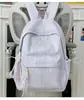 Mochila Escolar Simple Estilo Coreano para Estudiantes de Secundaria y Preparatoria, Versátil para Clase y Viajes, Mochila de Viaje Ligera de Gran Capacidad