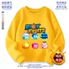Roupa para meninos e meninas, suéter Blox Fruits, caixa de frutas do Diabo, periférico de jogo ROBLOX