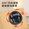 Fábrica de origen rodillo invisible empotrado silencioso suave para muebles mesa y silla ruedas resistentes al desgaste de nylon rueda universal oculta