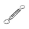 Acero Inoxidable 316 Perno de Ojo Tipo OO Doble Anillo Grillete Abierto Hebilla de Tornillo para Aparejos Tensor Ajustador de Cable de Cuerda de Acero