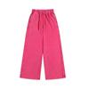 2026 Calça de Moletom Lavada Vintage Transfronteiriça Calças com Estampa de Logo de Marca Tendência Perna Reta Retrô Calças Casuais Unissex Alta Elasticidade