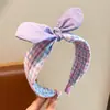 Tiara Infantil Fofa 2026 Novo Modelo Tiaras Coloridas com Laço para Meninas Acessórios de Cabelo Antiderrapantes para Lavar o Rosto
