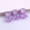 Manicure Q árvore fofa cor de doce resina AB urso colorido brincos de menina bonita tachinhas de orelha acessórios para cabelo material