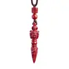 Llavero con Colgante de Vajra y Mazo para Protección y Buena Suerte, Collar Personalizado para el Año de Nacimiento, Colgante Pequeño de Alta Calidad