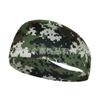 Moda europeia e americana camuflagem adolescentes meninos e meninas fitness guia de suor faixa antiperspirante Faixa de cabelo absorvente de suor esportiva faixa de cabeça