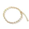 Pulsera de Cobre Zircón Europea y Americana Nueva Simple Pulsera de Cuentas de Bolas Diseño Personalizado Cadena de Extensión Joyería de Mano al Por Mayor