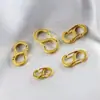 Hebilla Ajustable Dorada en Forma de S para Vacío Hebilla Pequeña de Resorte Acero Inoxidable 8 Hebillas Acero de Titanio Accesorios de Gancho para Hebilla de Collar Pulsera