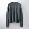 Suéter de Punto Suave y Agradable para la Piel, Capa Base Cálida de Lana Polar Sin Costuras para Otoño e Invierno, Manga Larga, Cuello Alto