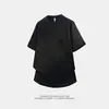Moda Verão 2026 Masculino Jovem Camiseta Pulôver Manga Curta Tops Adolescente Pulôver Casual Solto