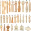 Accesorios Decorativos de Talla en Madera Columna Romana Estilo Europeo, Capitel Pequeño de Columna, Pilar, Barandilla, Pilar de Cabecera de Cama, Talla en Madera de Dongyang