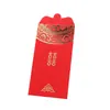 Se encargan Sobres Rojos de Boda con la Palabra "Feliz", Sobres Rojos Creativos Personalizados de Gama Alta con Estampado Dorado Caliente, Sobres Rojos Listos para Usar con la Palabra "Bendición" en el Sobre Rojo de Nochevieja de Mil Yuanes