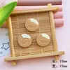 Galletas de Grano de Café de Dibujos Animados Accesorios de Resina DIY para McDonald's Funda de Teléfono Parche para Zapatos con Agujeros Pasador Material para Accesorios del Cabello