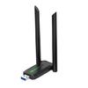 Placa de Rede USB Wireless Dual-Band 1300m Sem Driver para Desktop Laptop Wifi Receptor e Transmissor Gigabit para Computador